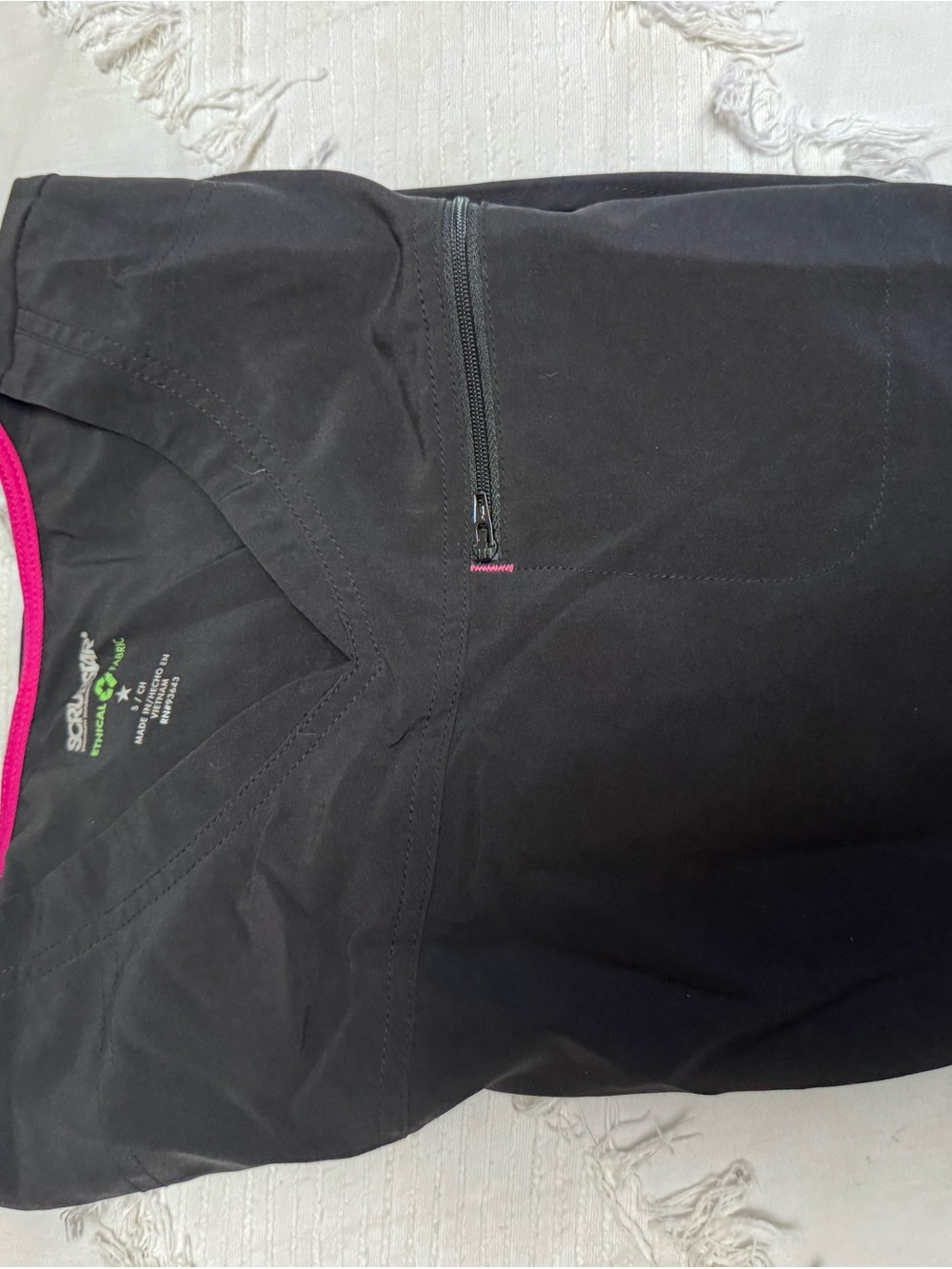 Scrubstar Black Short Sleeve Top